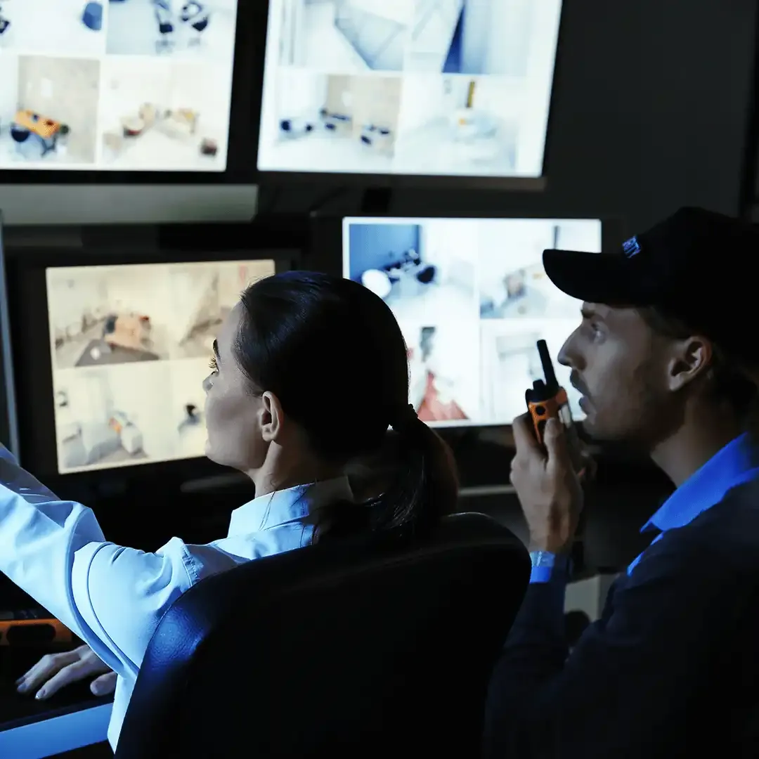 Salle de surveillance vidéo Ginj Services