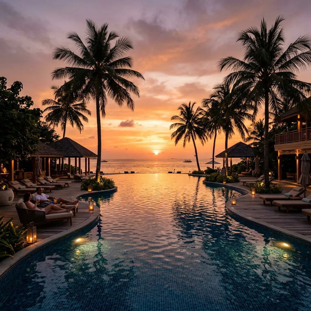 Sunset Swimming Pool