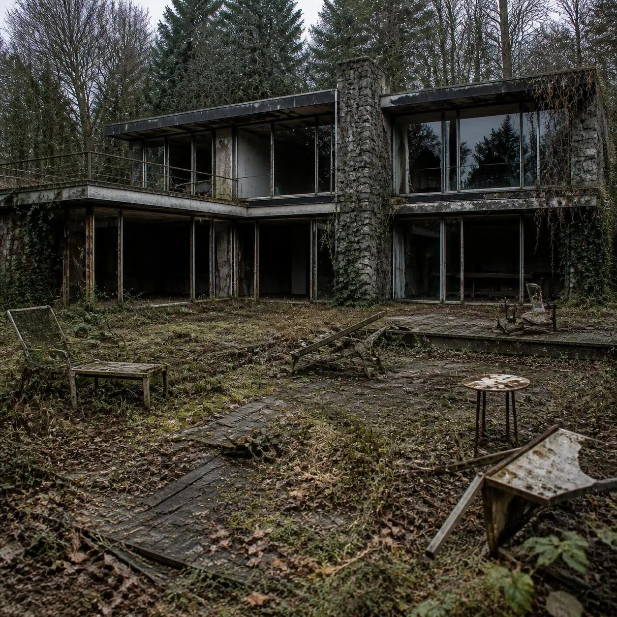 Rénovation d'une maison abandonnée